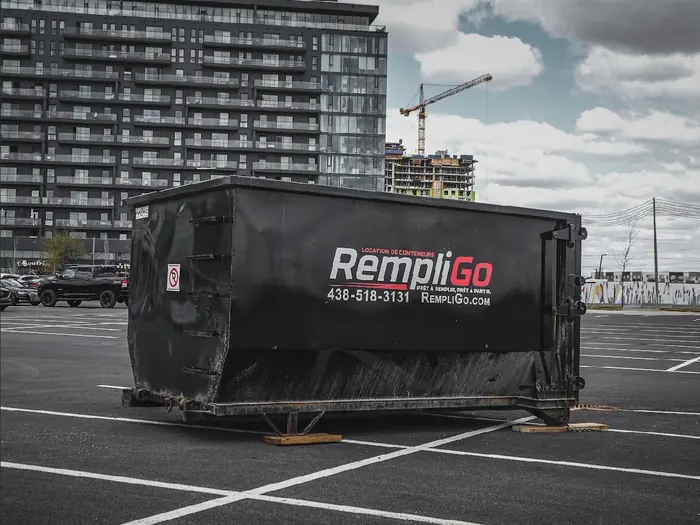 RempliGo dumpster delivered in Brossard